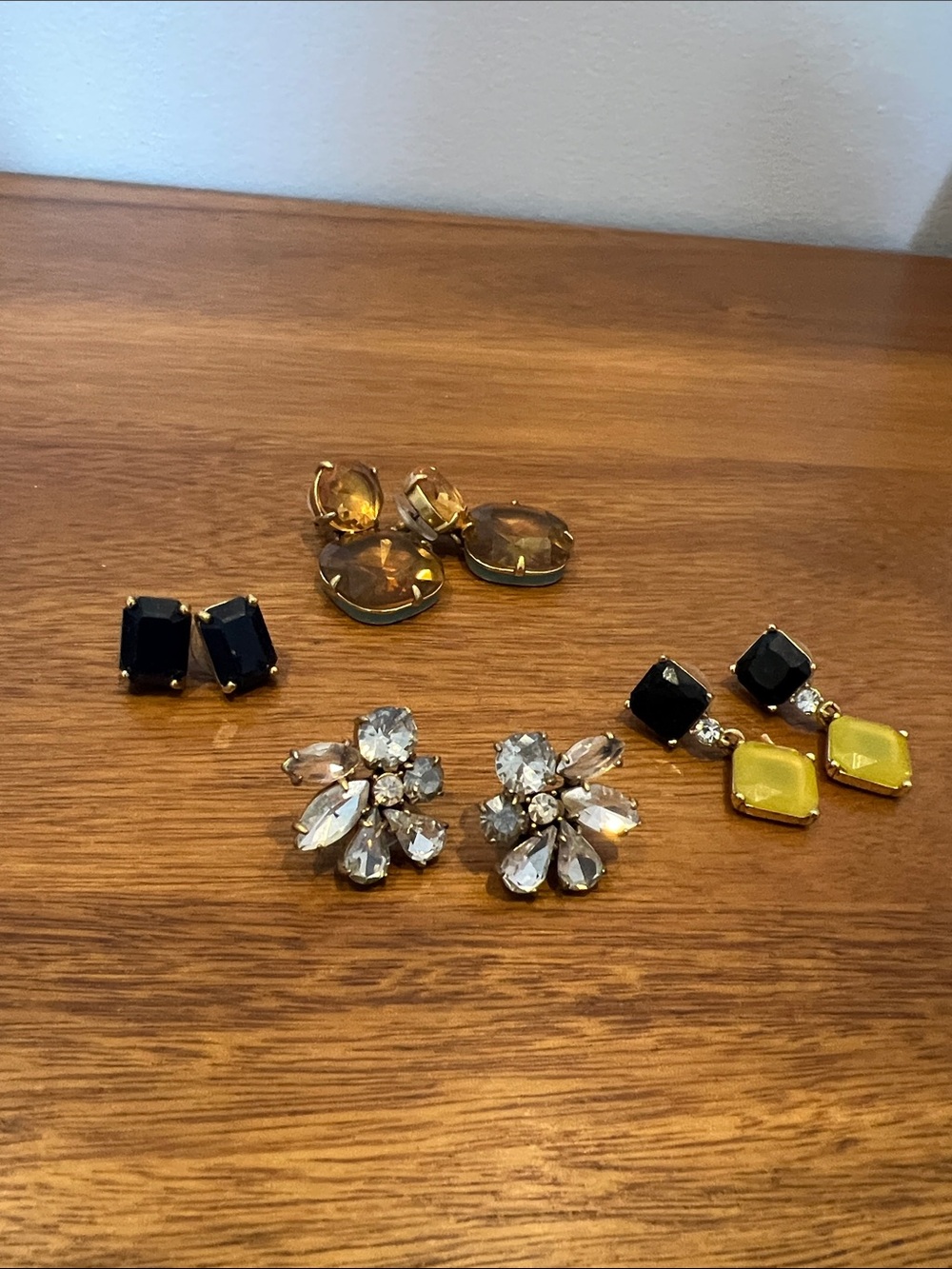 J Crew Earrings, Four Pair